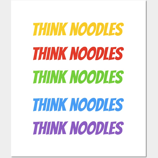 think noodles (pack) Wall Art by AdelDa